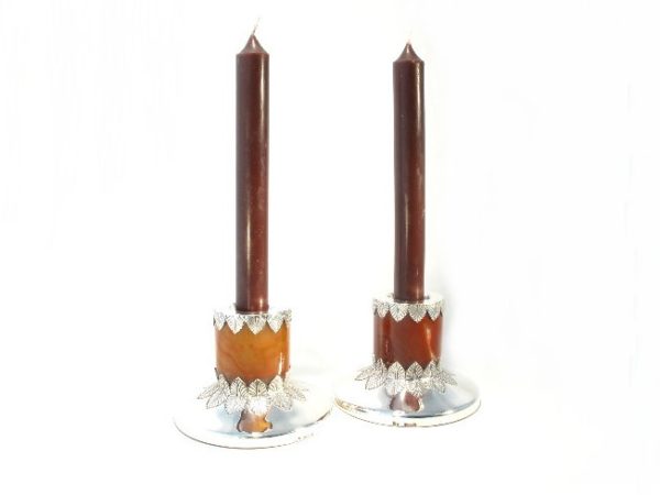 Castiçais calcedónias