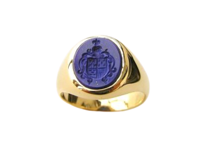 Family crest signet Ring