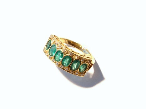 Emeralds ring